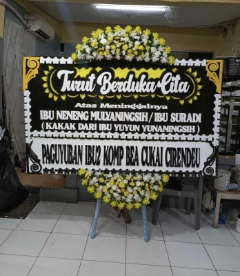 Papan Bunga di Pela Mampang